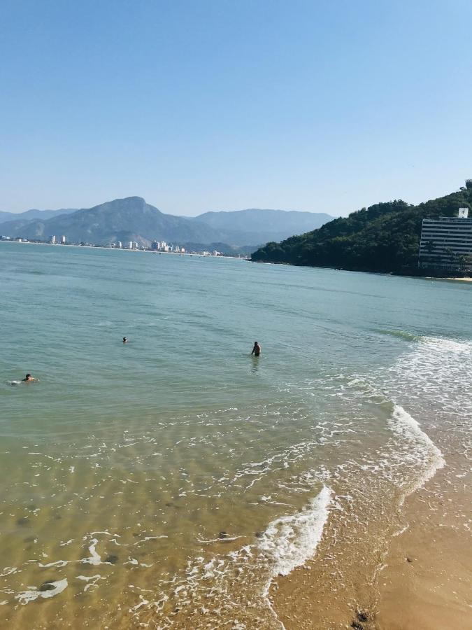 Apartamento Pe Na Areia Frente Para O Mar E Piscina Na Prainha Карагуататуба Экстерьер фото