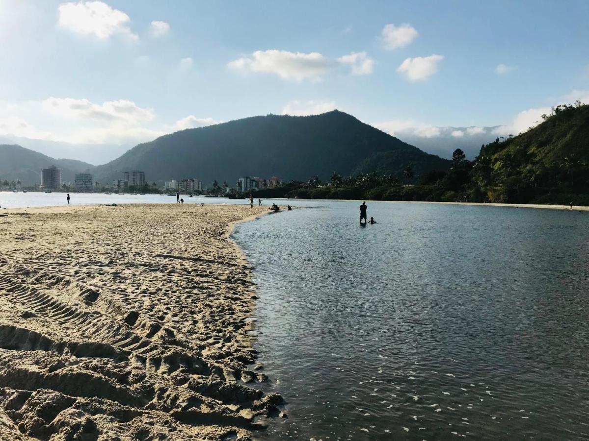 Apartamento Pe Na Areia Frente Para O Mar E Piscina Na Prainha Карагуататуба Экстерьер фото
