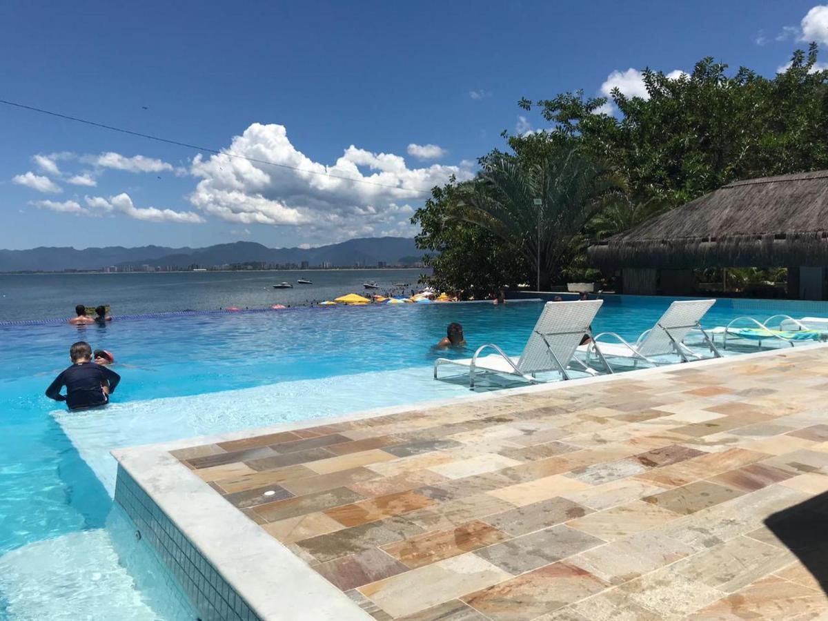Apartamento Pe Na Areia Frente Para O Mar E Piscina Na Prainha Карагуататуба Экстерьер фото